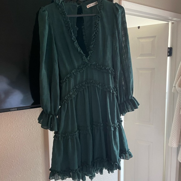 Vici At Home among the trees ruffle dress - Picture 1 of 4